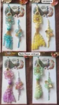 Resin flower rakhi pair 330