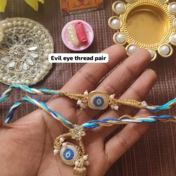 Evil eye thread pair 364