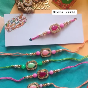 Stone rakhi 439