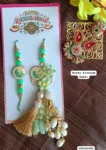 Green blossom rakhi 424