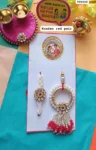 Red Kundan pair 433