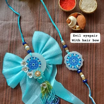 Evil eye lumba with bow 422