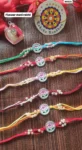 Flower moti rakhi 473