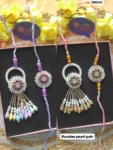 Kundan pearl pair 450