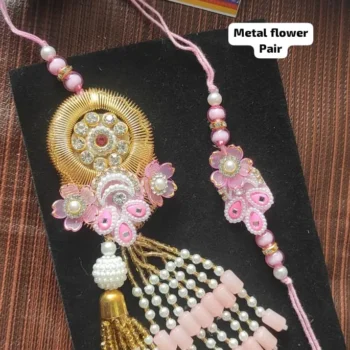 Metal flower pair 453
