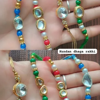 Kundan dhaga rakhi 528