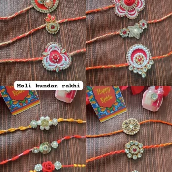 Moli kundan rakhi 529