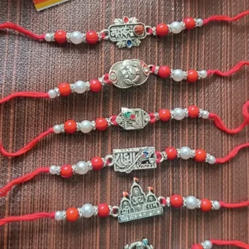 Silver rakhi 536